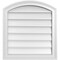 Ekena Millwork Arch Top Surface Mount PVC Gable Vent: Functional, w/ 2"W x 1-1/2"P Brickmould Frame, 22"W x 24"H GVPAR22X2402SF - alternate 1